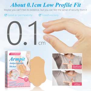 Lot de 28 autocollants <span class=keywords><strong>anti</strong></span>-transpiration pour aisselles, absorbants pour hommes et femmes - Product Image 4