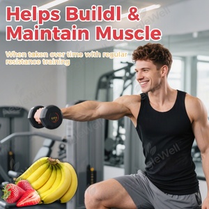 Aeglewell OEM Proteine del Siero di Latte per lo Sviluppo Muscolare BCAA Pre-Allenamento Tutto-in-Uno Gusto Vaniglia Polvere Proteica per Aumento Massa - Product Image 3