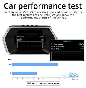 Afficheur tête haute universel P17 Projecteur multifonction HUD Car GPS hud Car Digital Temperature Gauge obd2 - Product Image 6