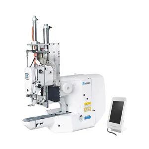 China Supplier GC1908D-T High Speed Electronic Pillow & Cushion Bar Tacking Machine With Touch Screen Presser Foot Lift