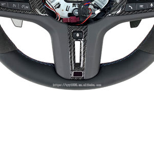 عجلة قيادة رياضية من الجلد وألياف الكربون لسيارات BMW الفئة M2/M3/M4 موديلات 2013-2023 (G10/G14/G15/G16/G20/G21/G22/G26/G30/G31/G32/G42/G80) - Product Image 5