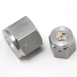 SS316L Stainless Steel High Flow Female <strong>Nut</strong> QCR 1/4 Inch VCR Vacuum High Purity Fitting BA/EP Leak <strong>Test</strong> Port - Product Image 3