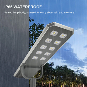 Lampara Solar <span class=keywords><strong>Exterior</strong></span> Luces de camino solar Todo en uno Farola solar Célula solar Luces solares para patio Lampadaire Solaire - Product Image 2