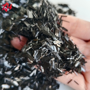 Fibre de carbone à <span class=keywords><strong>coupe</strong></span> <span class=keywords><strong>courte</strong></span> haute résistance pour matériaux composites pour la production de masterbatch en fibre de carbone - Product Image 1
