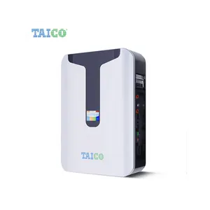 TAICO超薄型壁掛け式パワーウォールバッテリー10kwh48V 51.2V 200ahエネルギー貯蔵システムバッテリーパック用Lifepo4バッテリー