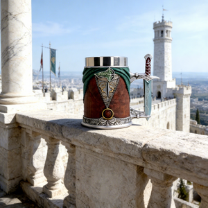 Jarra <span class=keywords><strong>de</strong></span> Cerveza Hobbit Ring, Cáliz Medieval <span class=keywords><strong>de</strong></span> El Señor <span class=keywords><strong>de</strong></span> los Anillos, Taza <span class=keywords><strong>de</strong></span> Cerveza con Diseño <span class=keywords><strong>de</strong></span> Espada, MAA01, Acero Inoxidable, Divertida, con Mango <span class=keywords><strong>de</strong></span> Espada, para Vino - Product Image 3