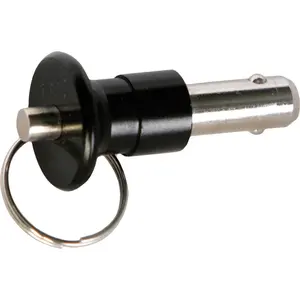 Custom Tapered Head Push Release Speaker Fasteners 316 Stainless Steel Round Ball Lock Pin Available In Titanium Zinc Alloy