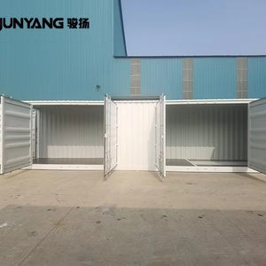 ตู้คอนเทนเนอร์ขนส่งสินค้าขนาด 40 ฟุต แบบ High Cube ขายดี พร้อมประตูด้านข้าง 2 บาน ตู้คอนเทนเนอร์แห้ง 40HC ได้รับการรับรอง CSC ผลิตจากเหล็กคอร์เทน - Product Image 1