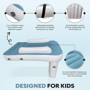 Lit d'avion gonflable portable <span class=keywords><strong>en</strong></span> PVC OEM pour tout-petits et enfants, siège de <span class=keywords><strong>voiture</strong></span> extensible, <span class=keywords><strong>matelas</strong></span> pneumatique pour bébé, compagnon de voyage - Product Image 4