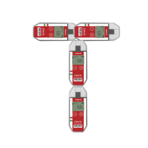 एकल-उपयोग टेम्प शॉक डेटा लॉगर Lcd डिजिटल डिस्प्ले 3 मीटर चिपकने वाला ip54 वाटरप्रूफ फास्ट रिपोर्ट यूएसबी ओएम के माध्यम से उपलब्ध है - Product Image 2