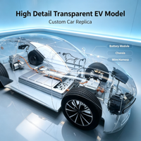 Modèle d'affichage EV transparent personnalisé