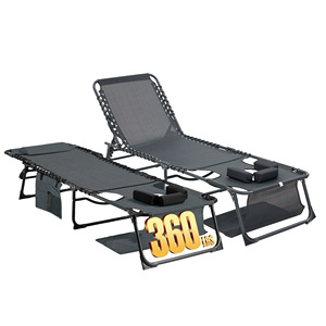 <b>Face</b> Down Chaise Lounge Chair 5 Position Adjustable Foldable <b>Tanning</b> Chair With <b>Face</b> And Arm Holes Outdoor Recliner - Product Image 3