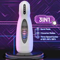 HTLF Männlicher Masturbator mit Stoß- und Rotationsfunktion, Automatische Elektrische Masturbationsmaschine, Wasserdicht, Umweltfreundlich, Realistisches Berührungsgefühl