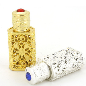 Vendita calda vetro profumato ispirato all'antico 3ml essenza Attar Oud bottiglia di olio con bastone di vetro decorazioni per la casa ornamenti - Product Image 2
