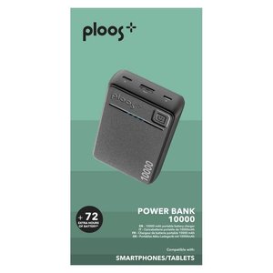 Banco de energía PLOOS Negro (Batería 10000mAh) PLPB10000K - Product Image 2