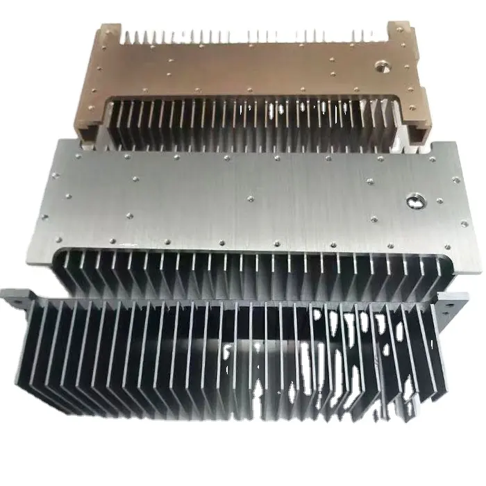 Manufacturers Custom Extrusion Flexible Cutting Aluminium 6063 Profile Led Heat Sink with anodized