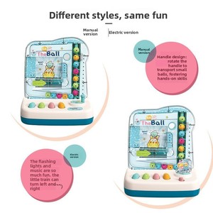 Jeu de table éducatif en plastique EN71 : Piste de balle roulante, machine de jeu château parent-enfant, <span class=keywords><strong>attrape</strong></span>-balle, cadeau défi - Product Image 5
