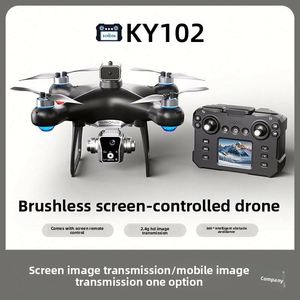 KY102 Nuevo Modelo Transfronterizo 4K, Dron con Control por Pantalla, Elevación y Descenso con un Botón, Sin Escobillas, con Evitación de Obstáculos, Ideal para Principiantes - Product Image 3