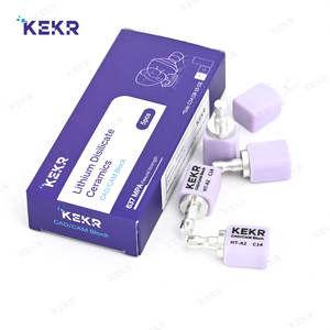 Kekr 637mpa C14 nha khoa Lithium Disilicate thủy tinh gốm khối cho phía sau trước vương miện Inlay onlay răng cầu Veneer - Product Image 6