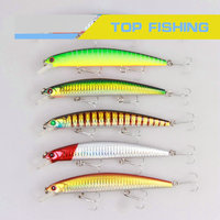 Leurre dur de plongée LUTAC Original Factory Suspending Minnow 130MM 21.5G 1.5M, personnalisé OEM pour pêcheurs et matériel de pêche