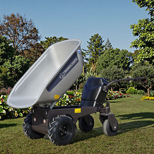 Rhinoceros çiftlik ev kullanarak elektrik güç tekerlek Barrow Mini küçük tekerlek sitesi damperli kamyonlar 450kg - Product Image 1