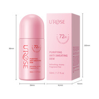 Lotion déodorante anti-transpiration pour femmes, éliminateur d'odeurs sous les aisselles, crème déodorante fraîche et anti-transpiration