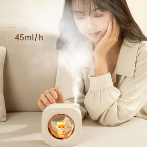 Nuevo <span class=keywords><strong>Humidificador</strong></span> Ultrasónico de Dibujos Animados Adorable, Recargable de 1200mAh, Portátil, con Luz Nocturna Cálida y Fría, para Uso en Coche, Bajo Consumo - Product Image 5