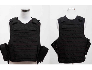 سترة أمان تكتيكية كاملة التغطية بنمط التمويه مع شعار - بيع بالجملة - Product Image 3