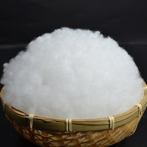 Remplissage en fibre de polyester 100% farce PP <span class=keywords><strong>coton</strong></span> 15d recyclé de qualité siliconé Style de motif remplissage à usage conjugué creux - Product Image 1