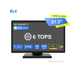 21.5 Inch Desktop Kiosk Touch Screen Restaurant POS Systems 6 TOPS AI Computing Power Android 11 2+16GB Tablet PC - Product Image 1
