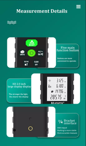 Widely Used Laser Measure Meter With Laser <strong>Projection</strong> Voice Broadcast 150m Laser Rangefinder - Product Image 4