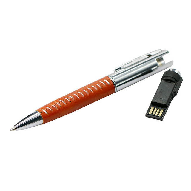 New Multifunction Metal Ball Pen USB 2.0 Flash Drive 128GB with Encryption and Logo Printing