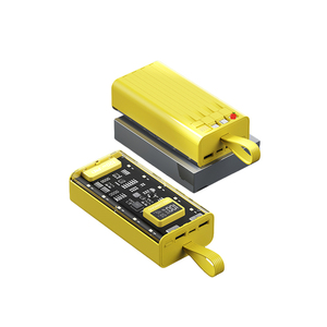 Màn Hình Pin kỹ thuật số cyberpunk điện thoại di động ngân hàng 30000mAh công suất cực lớn MECHA phong cách 22.5W Nguồn điện cầm tay - Product Image 6