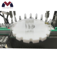 Machine de remplissage, de bouchage et d'étiquetage entièrement automatique pour verre/eau pure/shampooing/colle/jus, de 10 à 1000 ml, contrôlée par PLC, Chubby Gorilla