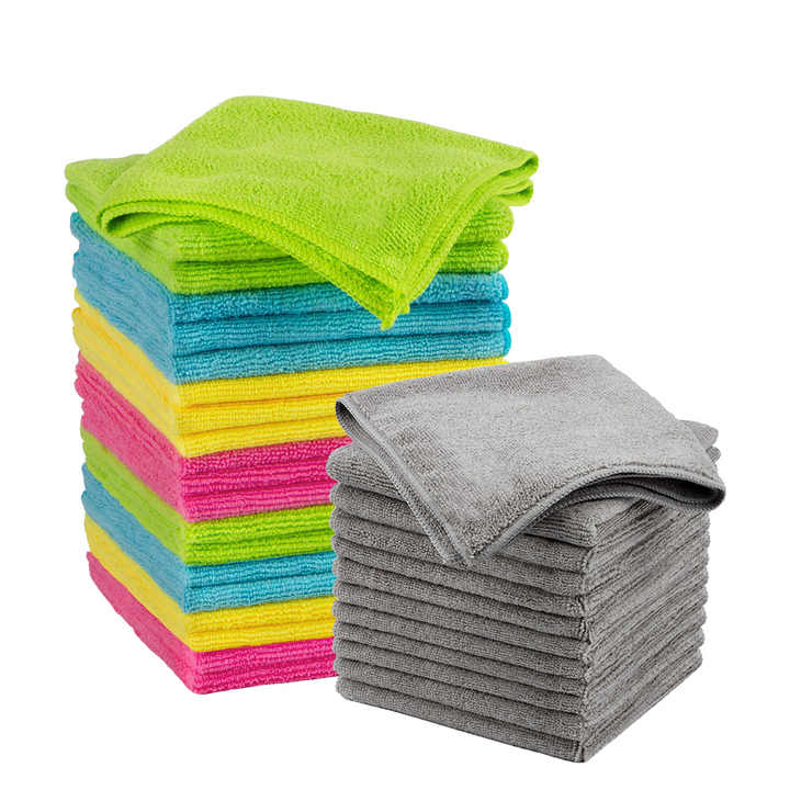 40*40cm Microfiber Cleaning Cloths - Custom Logo & Eco-friendly