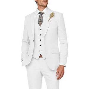 Traje de Fiesta Rosa de <span class=keywords><strong>2</strong></span> Piezas para Hombre, Corte Entallado, Esmoquin para Padrinos de Boda, Solapa con Muescas, Formal - Product Image 2