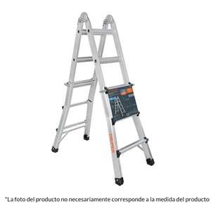 Truper EMT-18 4.5m telescopico Multi-scala con struttura diritta EN131 capacità di carico certificata 150kg - Product Image 1