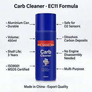 SANVO Limpiador <span class=keywords><strong>Desengrasante</strong></span> de Carburador y Cuerpo de Aceleración 450ml, Limpiador de Carbono, Limpiador de Estrangulador de Carburador, Spray para Cuidado del Coche, Limpiador de CVT - Product Image 6