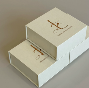 Custom Luxury Jewelry Box with Flip-Top Design Magnetic Closure for Necklace <b>Ring</b> Bulk Order Available with Foil-Stamped Logo - Product Image 5