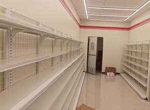 Étagères de supermarché gondoles double face robustes Guichang, présentoirs métalliques perforés, installation rapide pour la vente au détail - Product Image 6