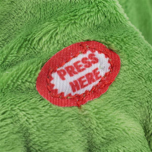 Rana elettrica della <span class=keywords><strong>peluche</strong></span> sveglia farcita giocattolo elettrico della rana di conversazione della <span class=keywords><strong>peluche</strong></span> sveglia di camminata e di Dancing verde - Product Image 5