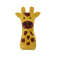 Boneka Tangan PU Desain Baru dari Produsen Grosir untuk Anak-anak 8cm, Boneka Bordir Custom dengan Hewan untuk Pertunjukan