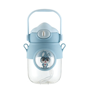 <b>Childrens</b> Water <b>Bottle</b> 750ml Cartoon Portable With Straw And Direct <b>Drink</b> For School Outdoor Use - Product Image 3