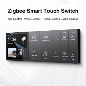 Interrupteur Tactile Intelligent Zigbee 10A Gravure Gratuite Étanche IP66 Contrôle Double Wi-Fi/App/Voix Programmation Scénarios Liaison Maison Intelligente - Product Image 1