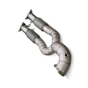 Collecteur d'échappement haute performance et tuyau de descente isolant thermiquement pour Audi RS3 <span class=keywords><strong>TTRS</strong></span> 2.5T 2022-2024 en acier inoxydable – Amélioration de puissance - Product Image 5