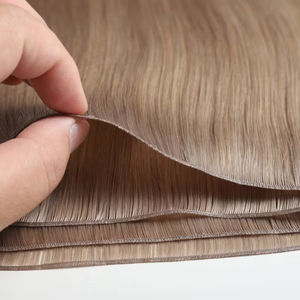 यूरोपीय मानक भूरे रंग की छाया बंदने डबल तैयार रेमी बालों के क्यूटिकल के लिए संरेखित किया - Product Image 1