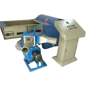 automatic polyester fiber opening and sofa cushion/ pillow filling stuffing machine