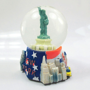 Globo de Nieve Decorativo para el Hogar con Diseño Personalizado de Paisajes Urbanos de EE. UU., Los Ángeles, California, Nueva <span class=keywords><strong>York</strong></span>, Canadá, Recuerdo - Product Image 4