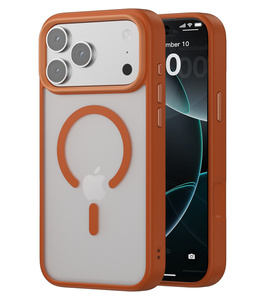 Matte điện thoại từ trường hợp sốc bằng chứng thả sức đề kháng PC TPU biểu tượng tùy chỉnh thời trang Trường hợp đối với iPhone 17 Pro Max 17 không khí - Product Image 5