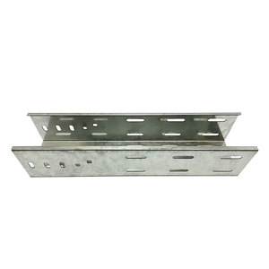 Bandeja portacables perforada de acero al carbono con recubrimiento en polvo, certificada por la CE, para pisos elevados - Product Image 5